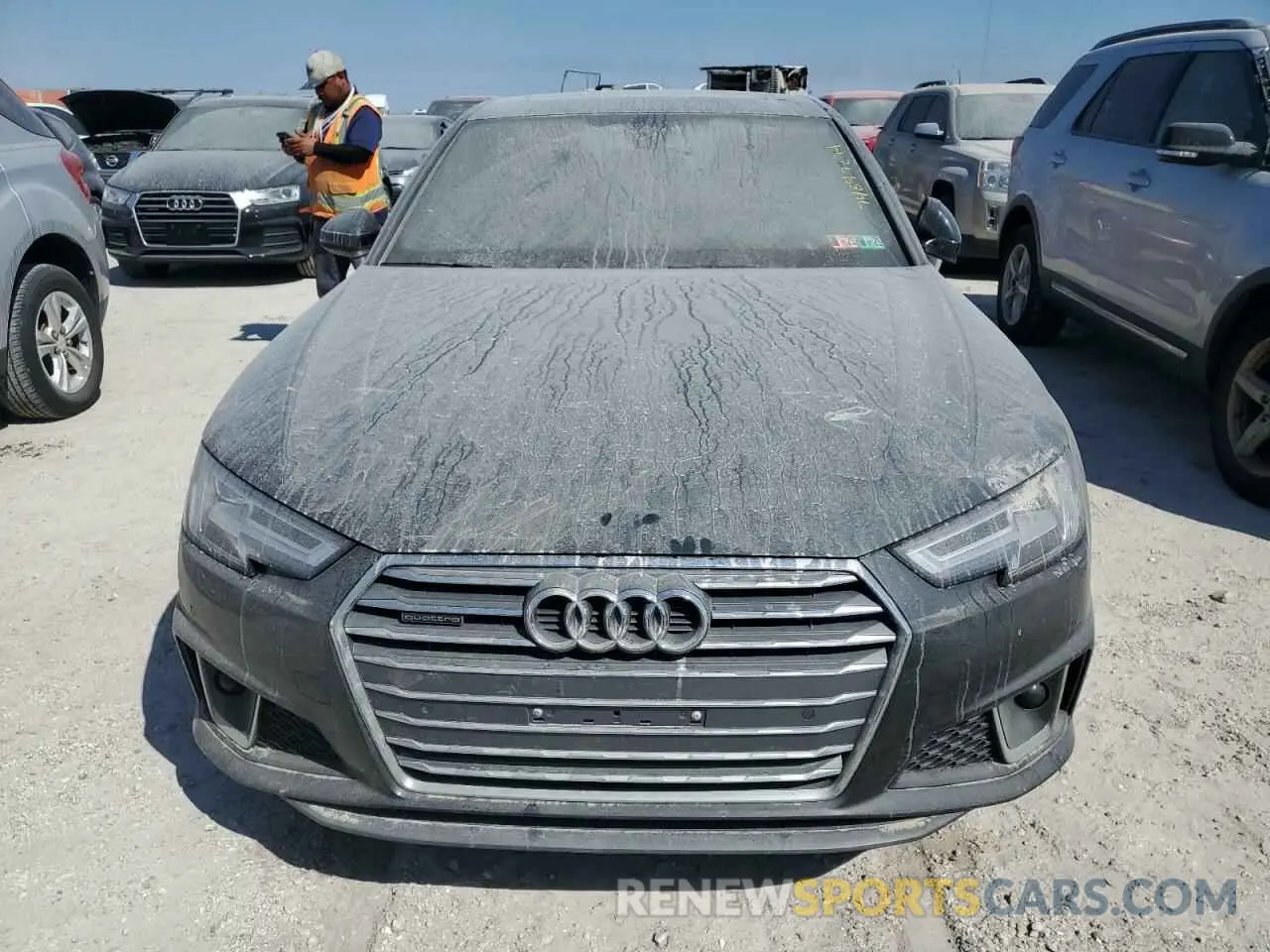 5 Photograph of a damaged car WAUENAF49KN013596 AUDI A4 2019