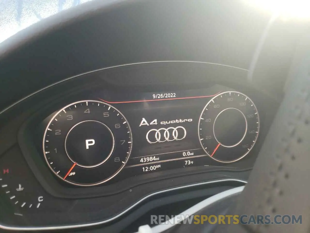 8 Photograph of a damaged car WAUENAF4XKN009878 AUDI A4 2019