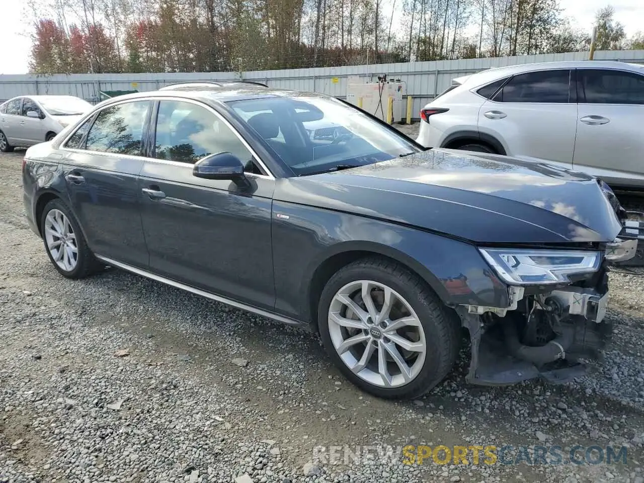 4 Photograph of a damaged car WAUENAF4XKN009914 AUDI A4 2019