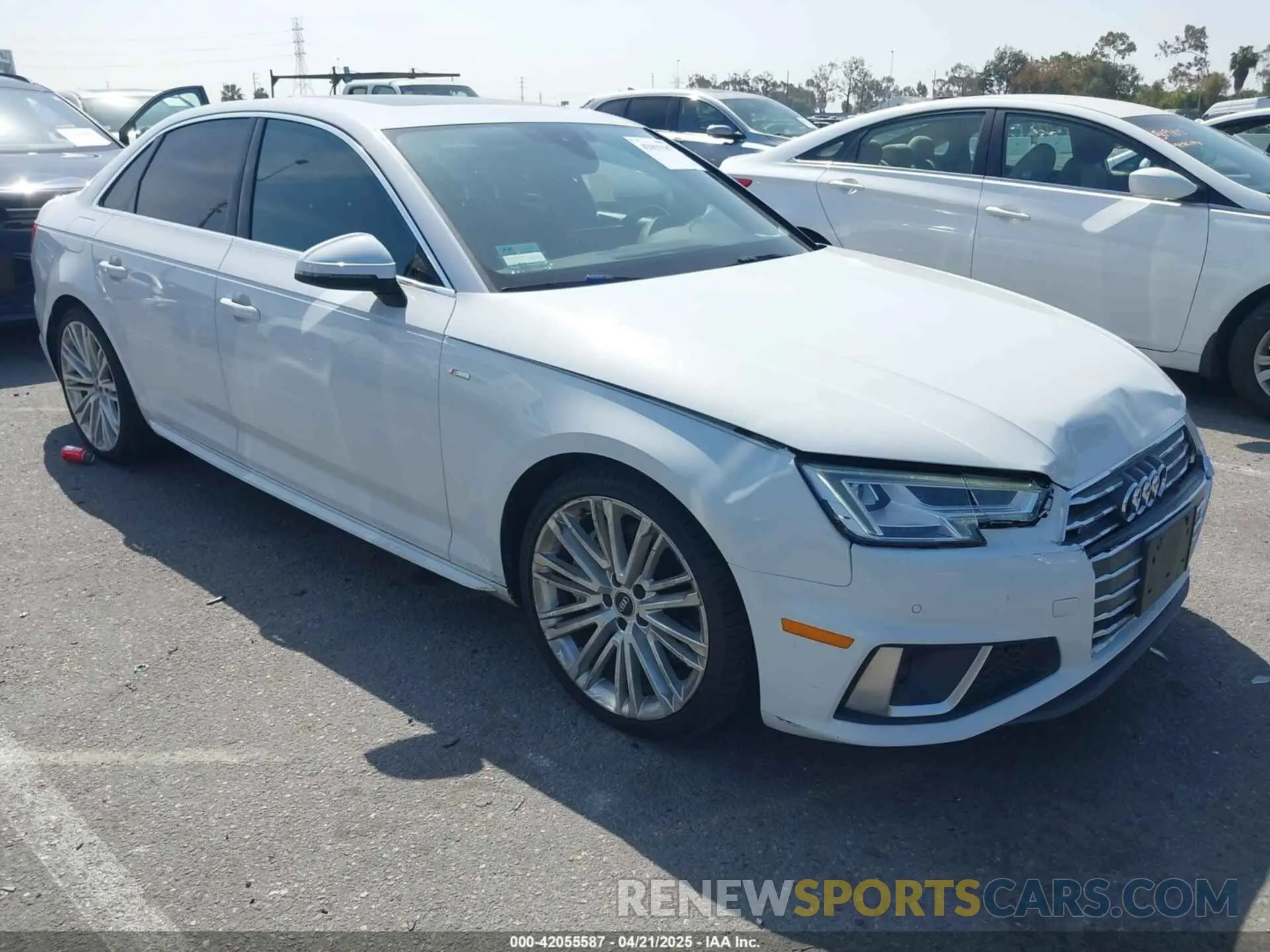 1 Фотография поврежденного автомобиля WAUENAF4XKN013929 AUDI A4 2019