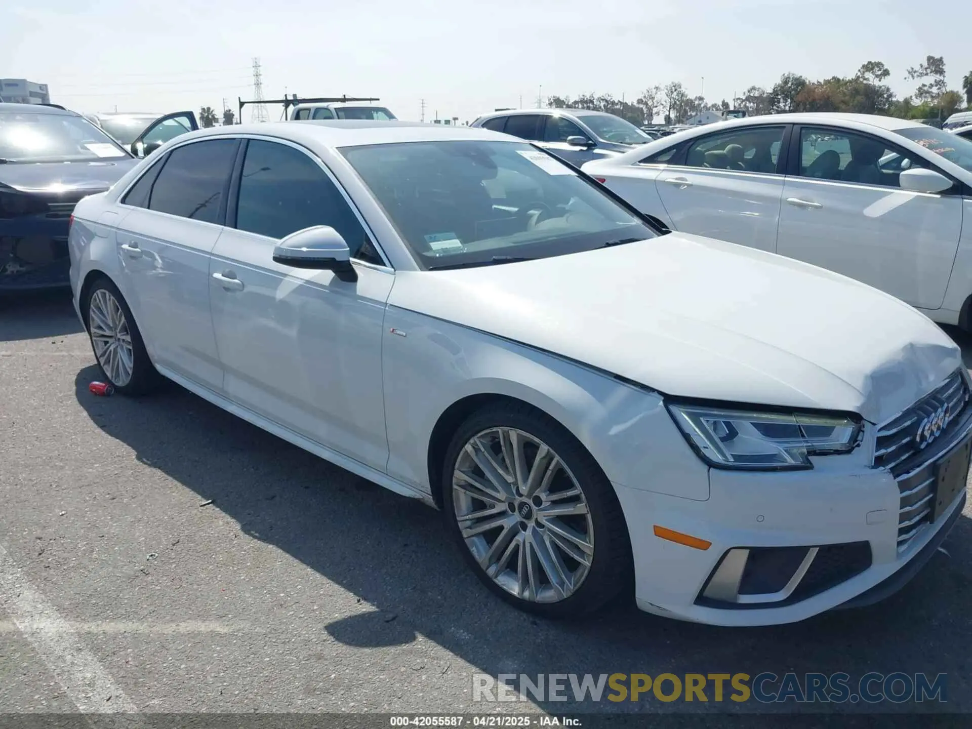 13 Фотография поврежденного автомобиля WAUENAF4XKN013929 AUDI A4 2019
