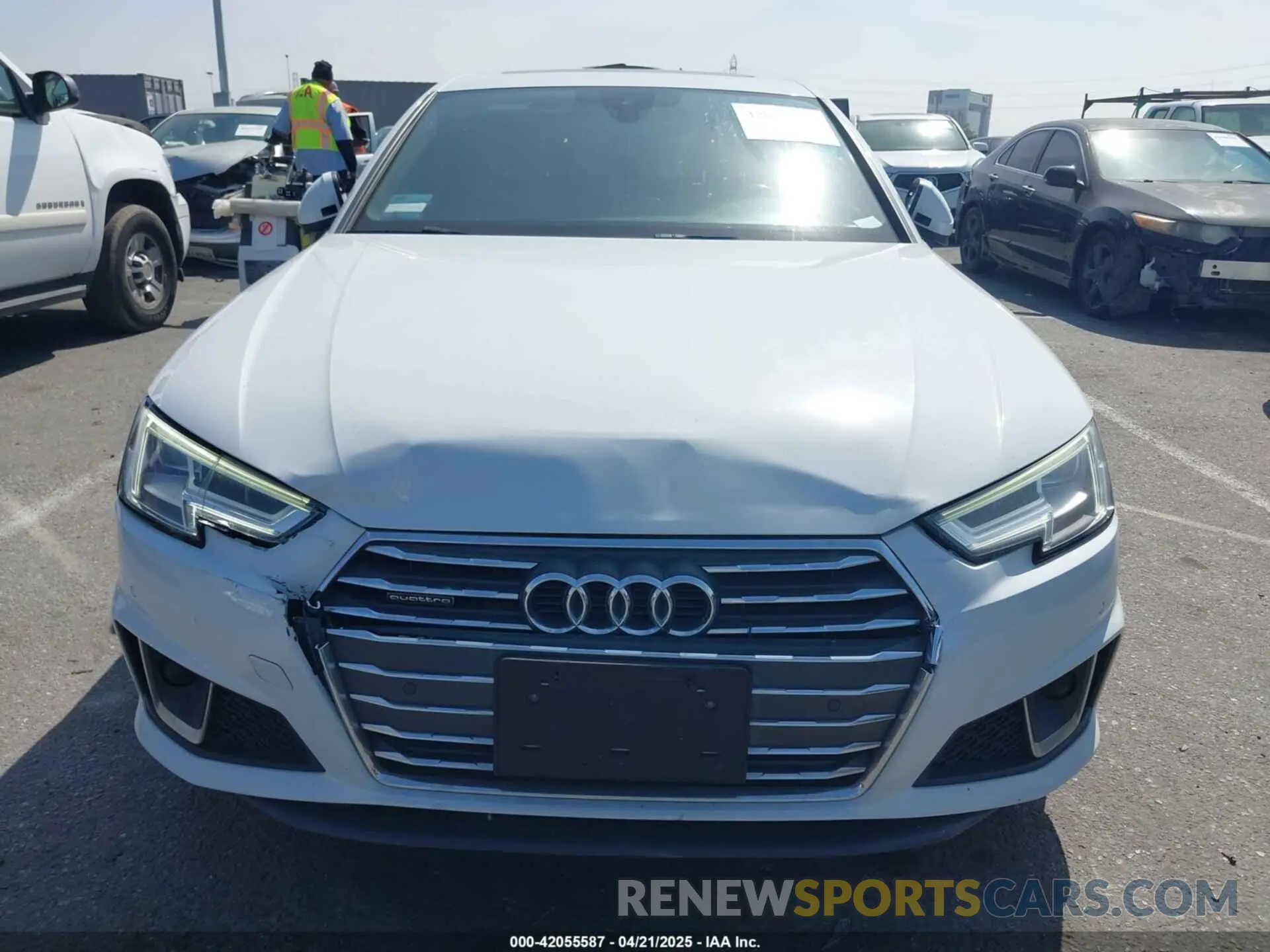 6 Фотография поврежденного автомобиля WAUENAF4XKN013929 AUDI A4 2019