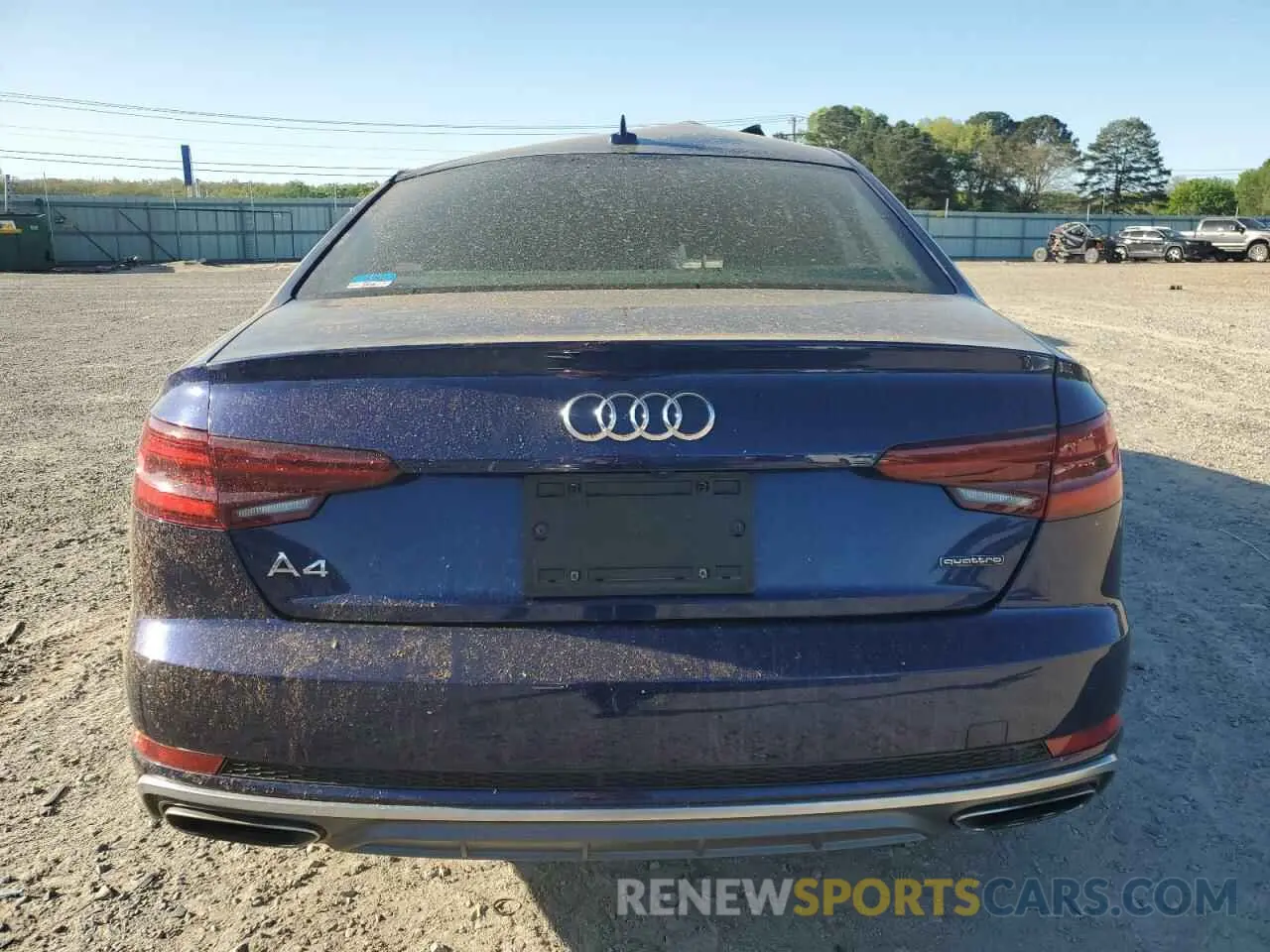 6 Photograph of a damaged car WAUFNAF43KN002078 AUDI A4 2019