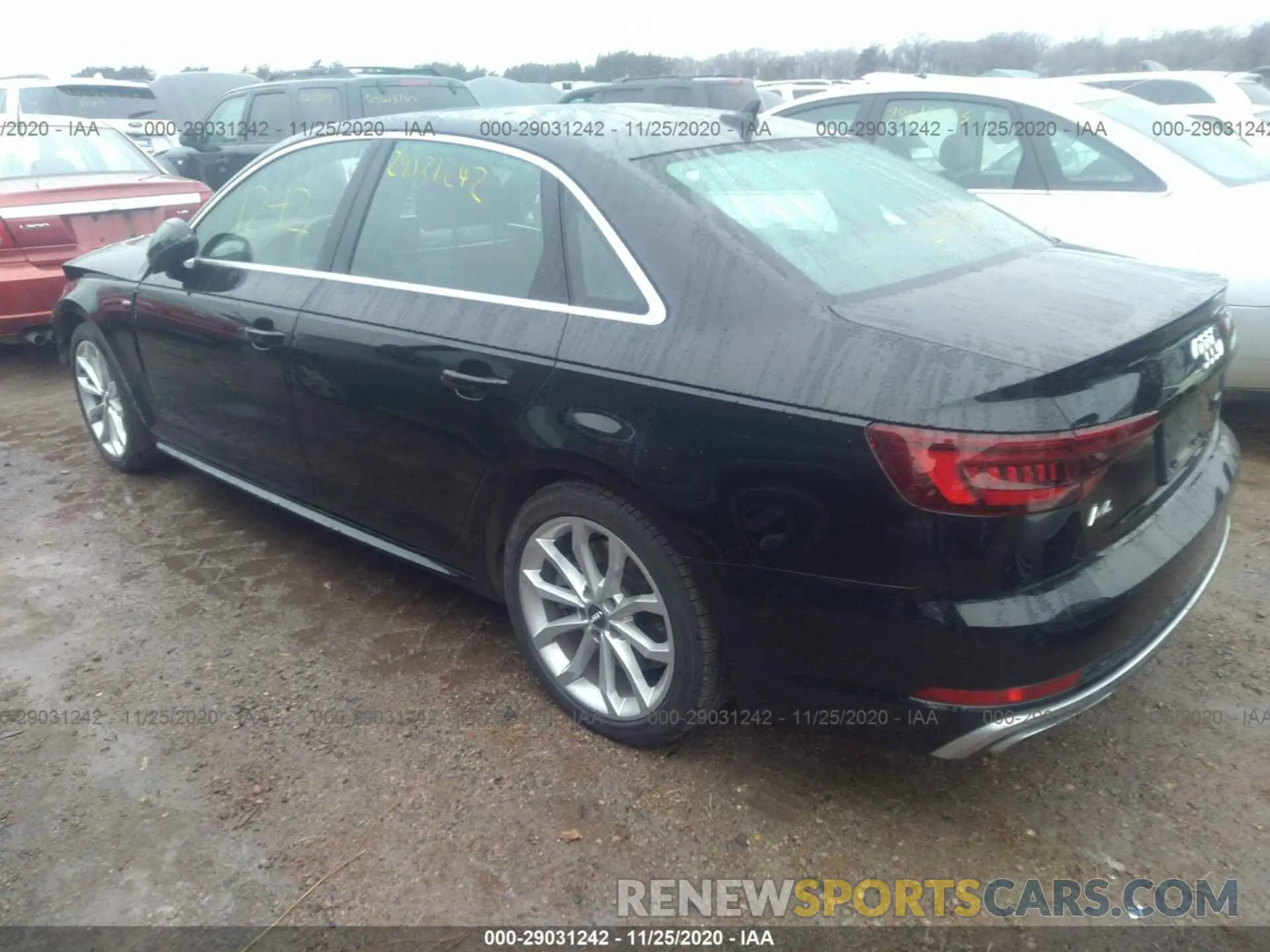 3 Photograph of a damaged car WAUFNAF46KA023353 AUDI A4 2019