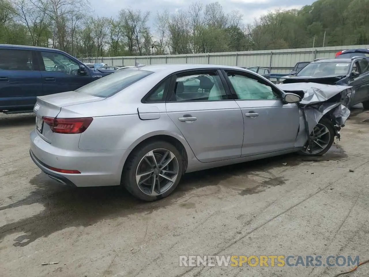 3 Photograph of a damaged car WAUGMAF40KA112830 AUDI A4 2019