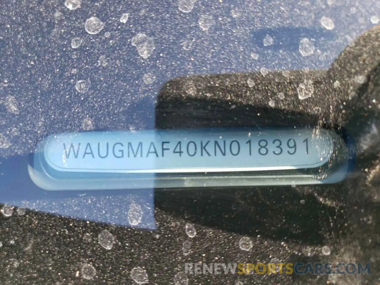 12 Photograph of a damaged car WAUGMAF40KN018391 AUDI A4 2019