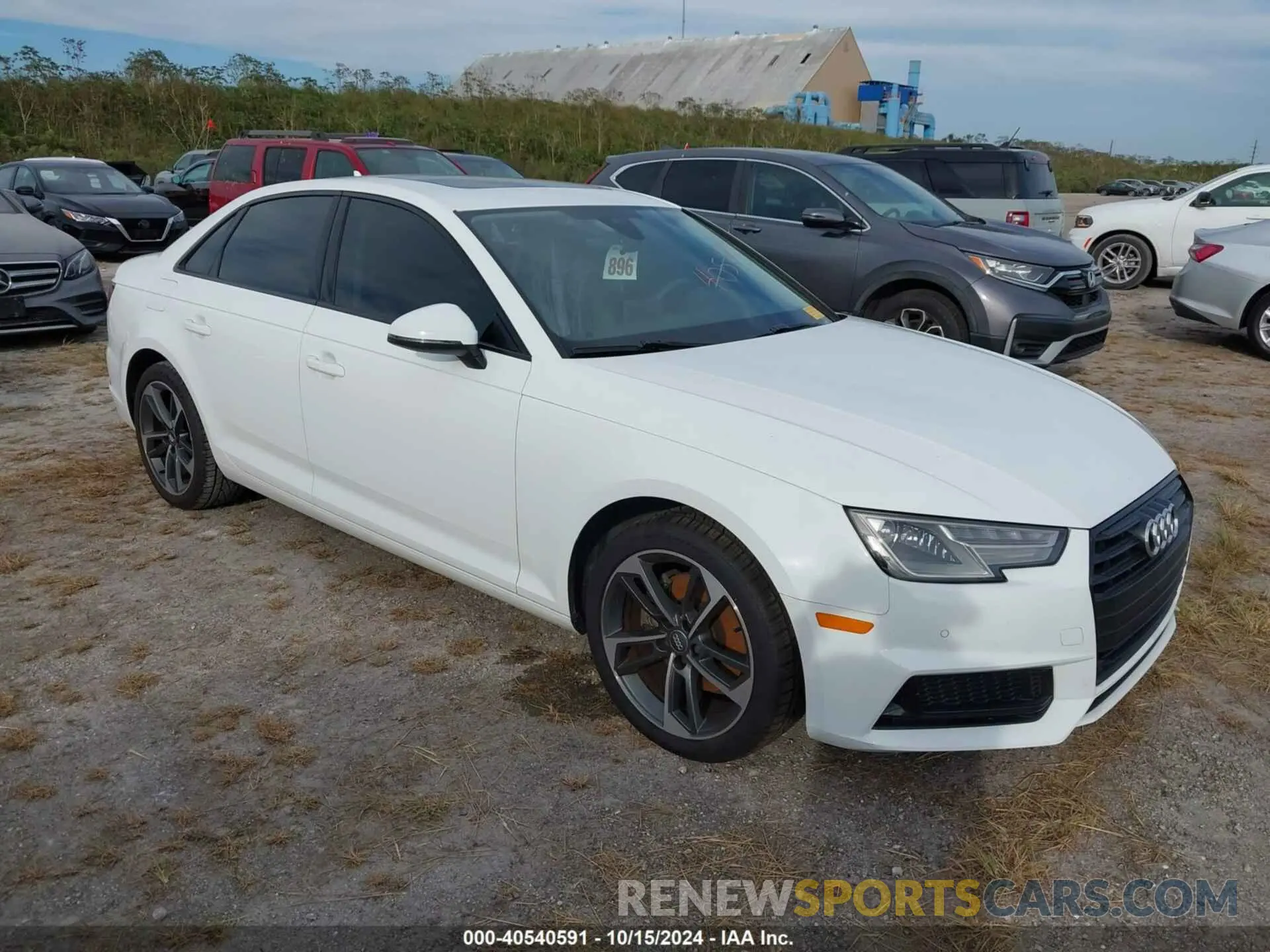1 Photograph of a damaged car WAUGMAF40KN021100 AUDI A4 2019