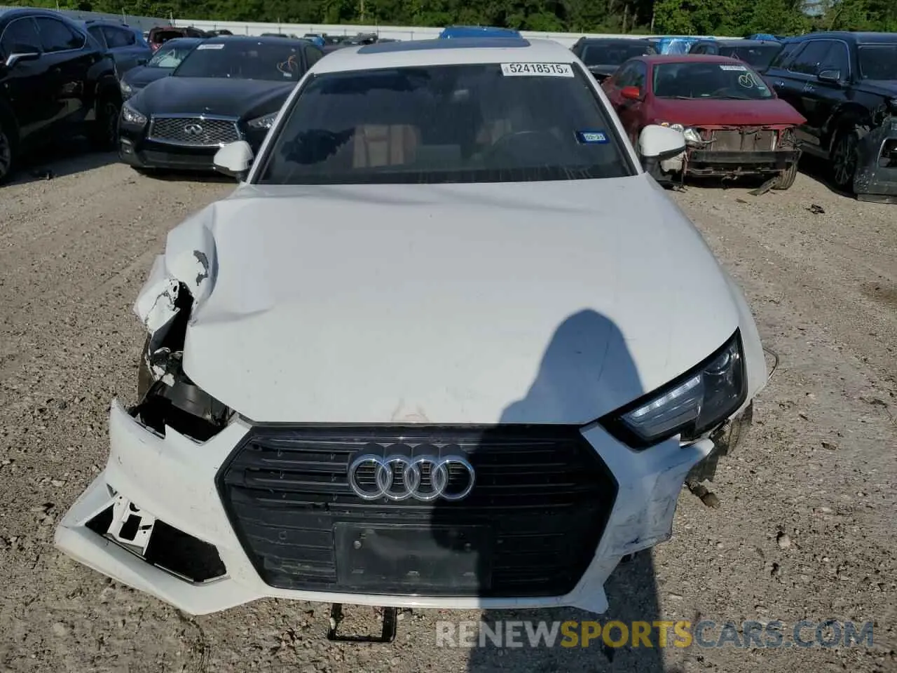 5 Фотография поврежденного автомобиля WAUGMAF41KA106468 AUDI A4 2019