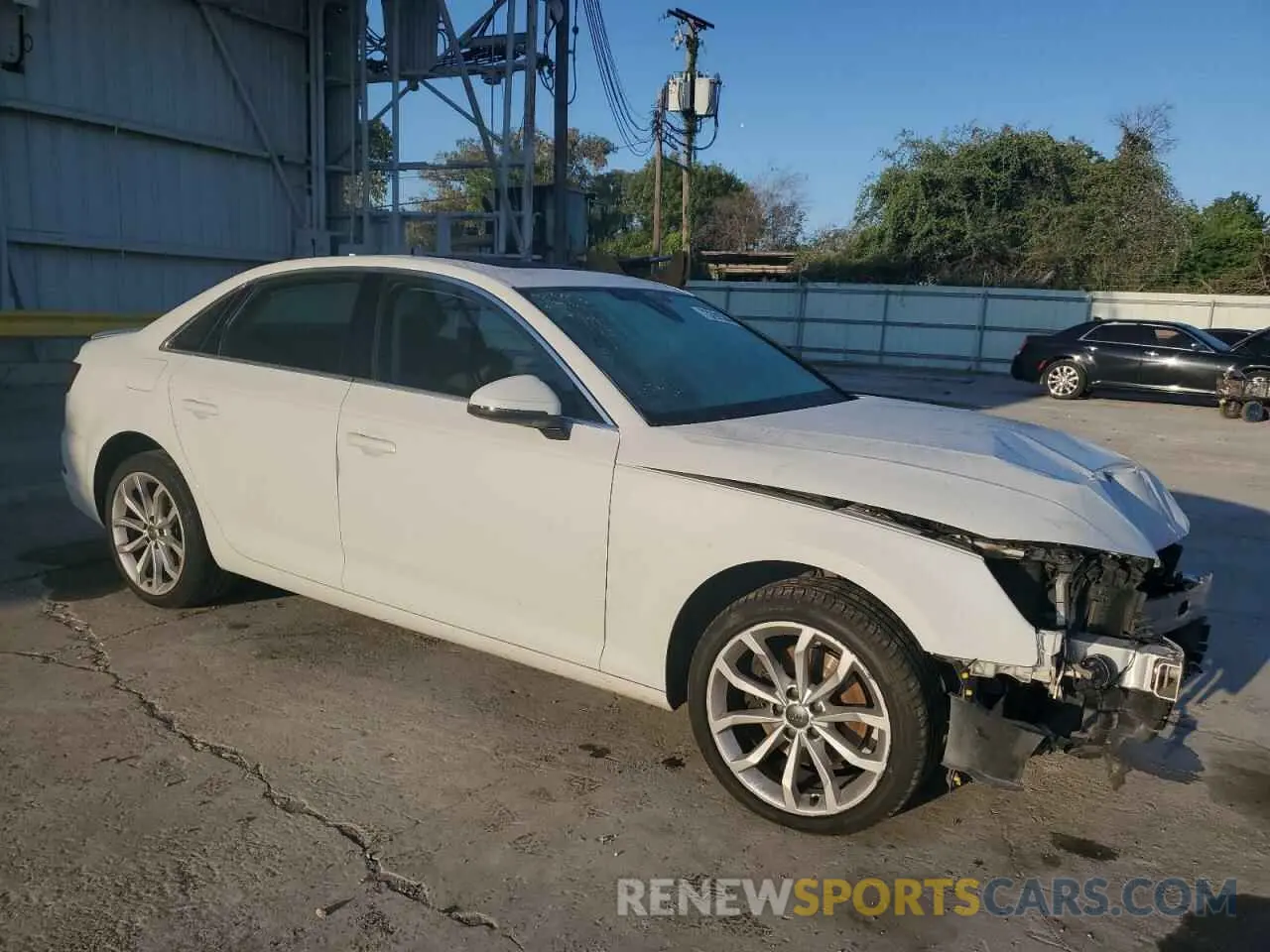 4 Фотография поврежденного автомобиля WAUGMAF41KN007643 AUDI A4 2019