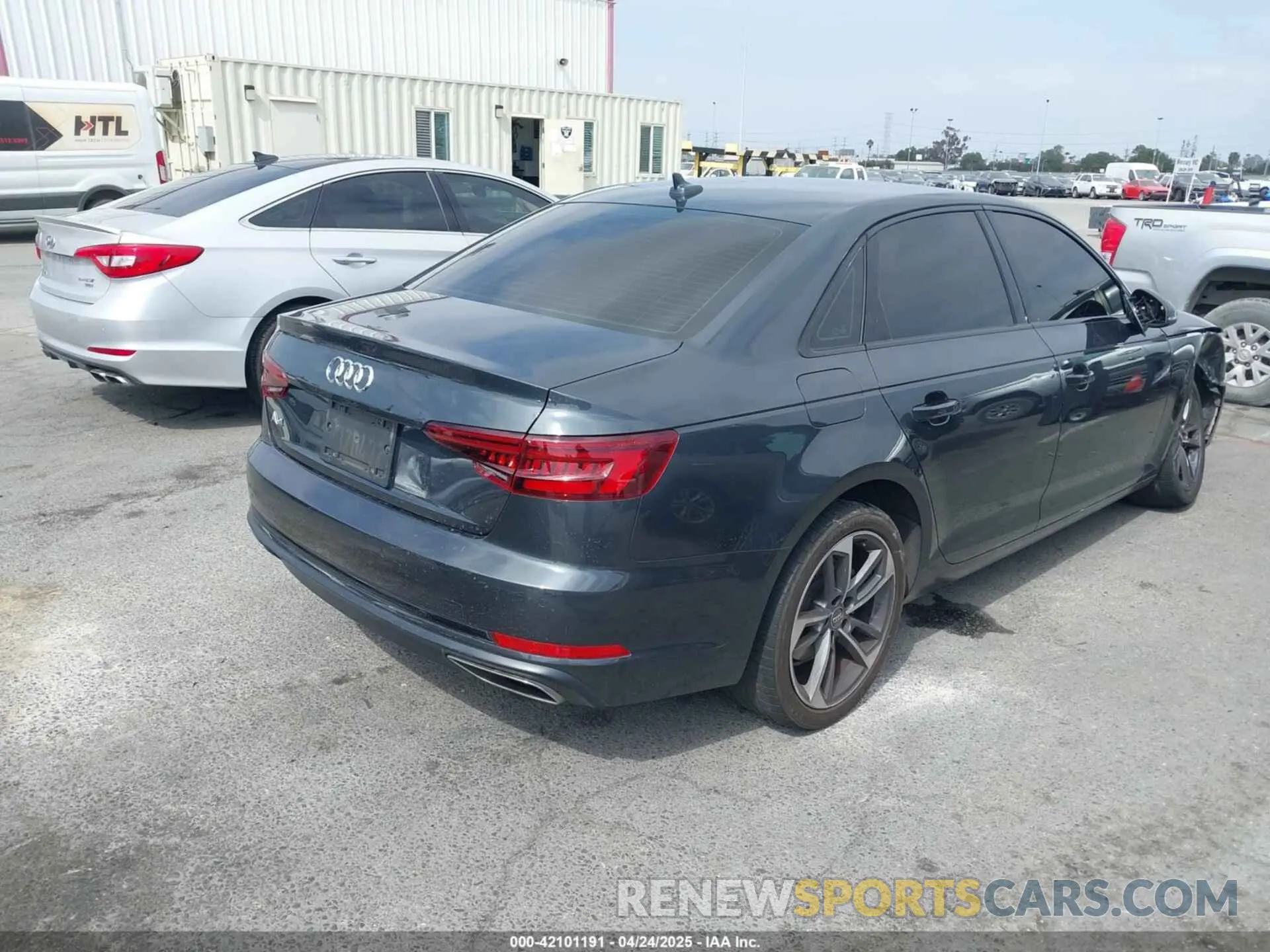 4 Photograph of a damaged car WAUGMAF41KN018299 AUDI A4 2019