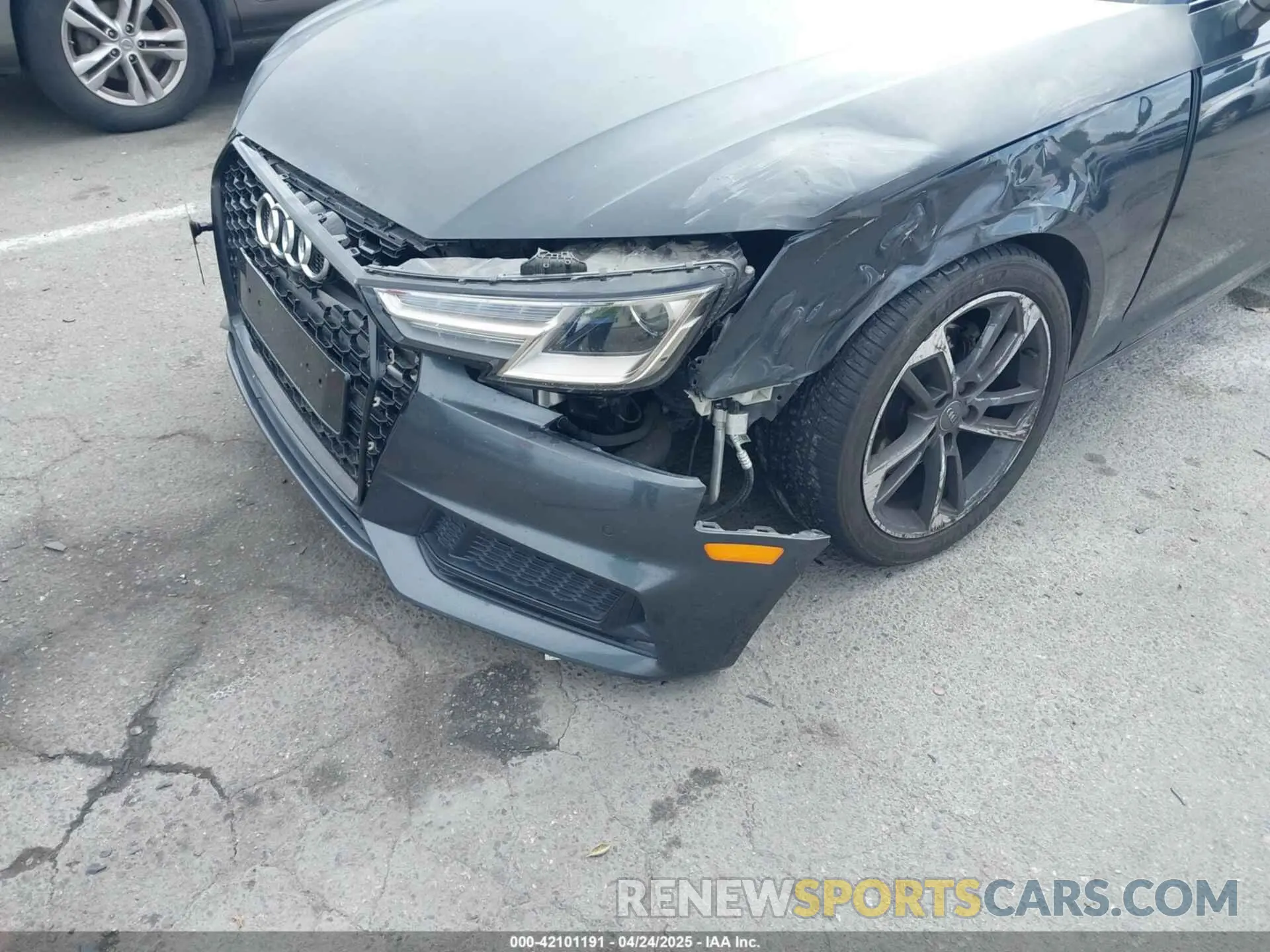 6 Photograph of a damaged car WAUGMAF41KN018299 AUDI A4 2019