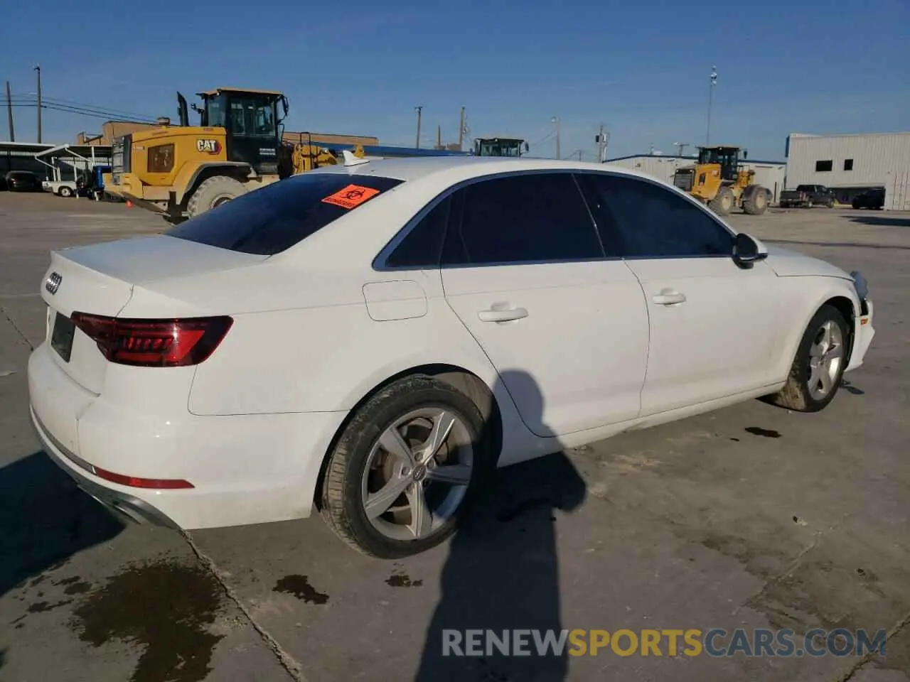 3 Photograph of a damaged car WAUGMAF42KA031652 AUDI A4 2019