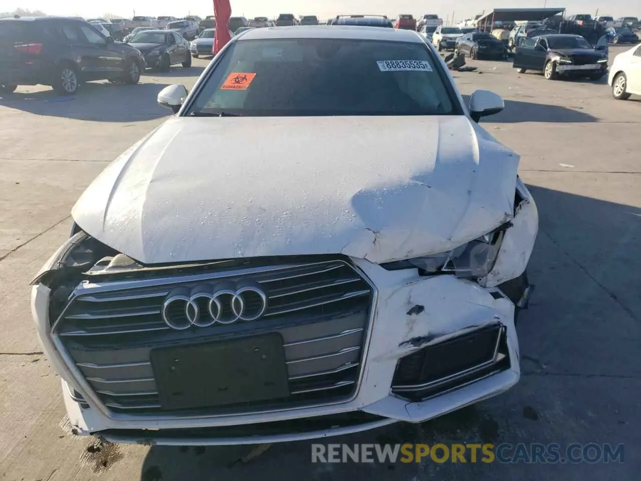 5 Photograph of a damaged car WAUGMAF42KA031652 AUDI A4 2019