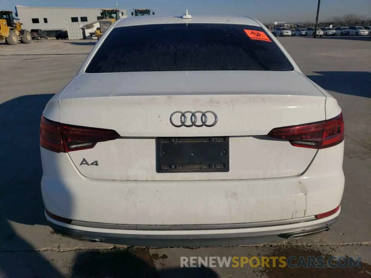 6 Photograph of a damaged car WAUGMAF42KA031652 AUDI A4 2019