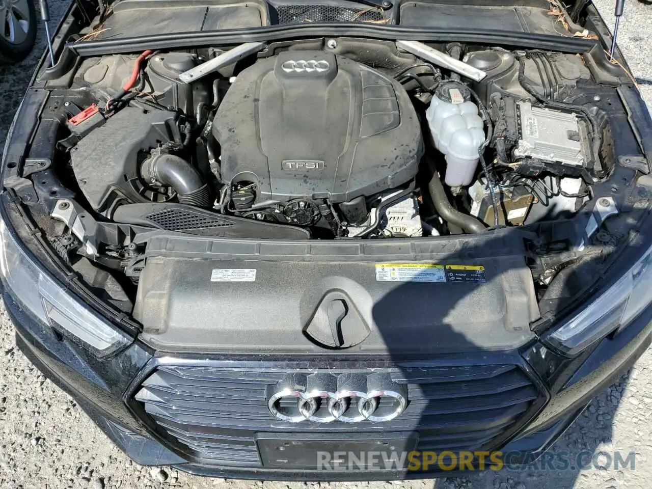 11 Фотография поврежденного автомобиля WAUGMAF45KN019018 AUDI A4 2019