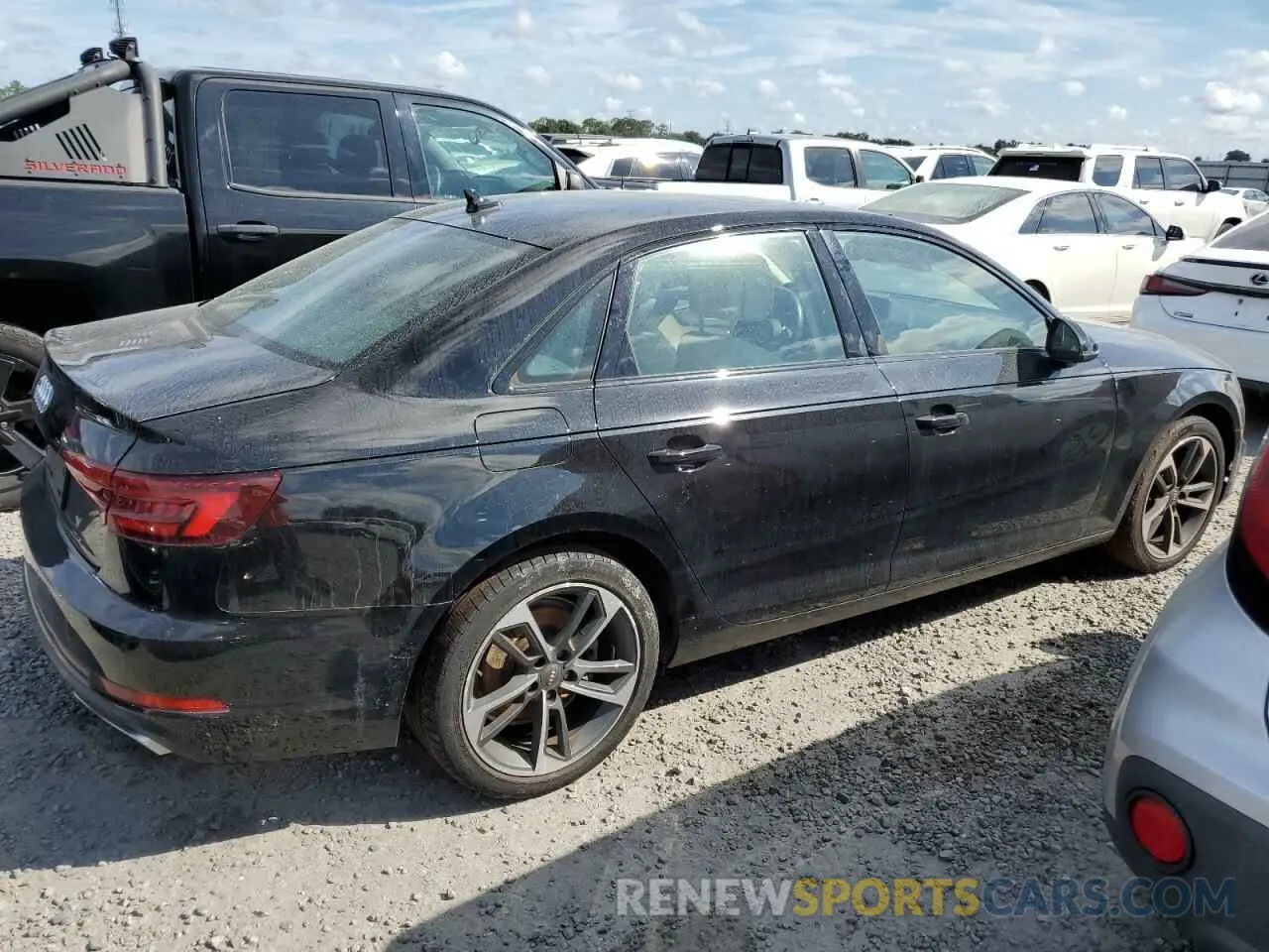 3 Фотография поврежденного автомобиля WAUGMAF45KN019018 AUDI A4 2019