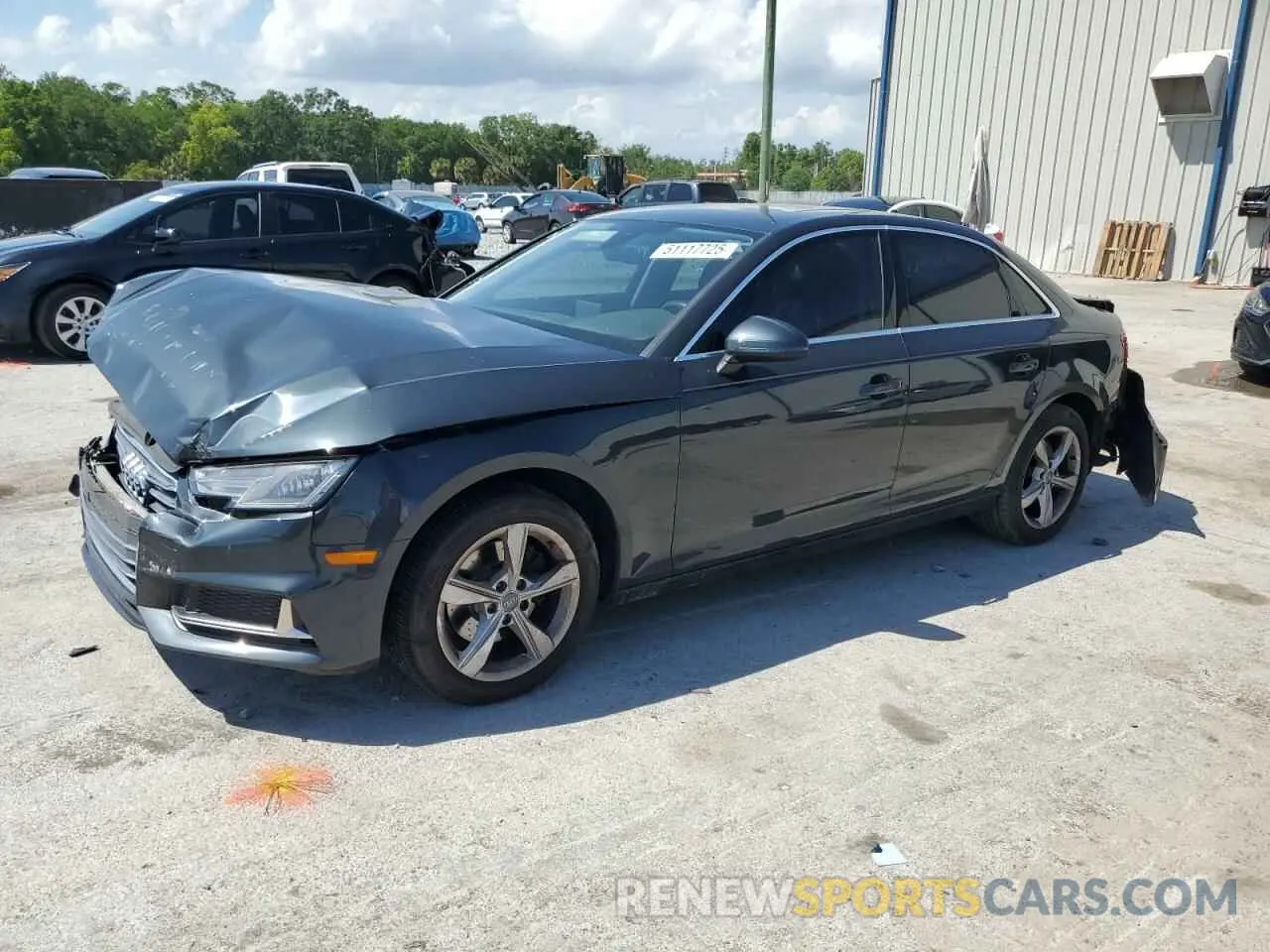 1 Photograph of a damaged car WAUGMAF46KA022081 AUDI A4 2019
