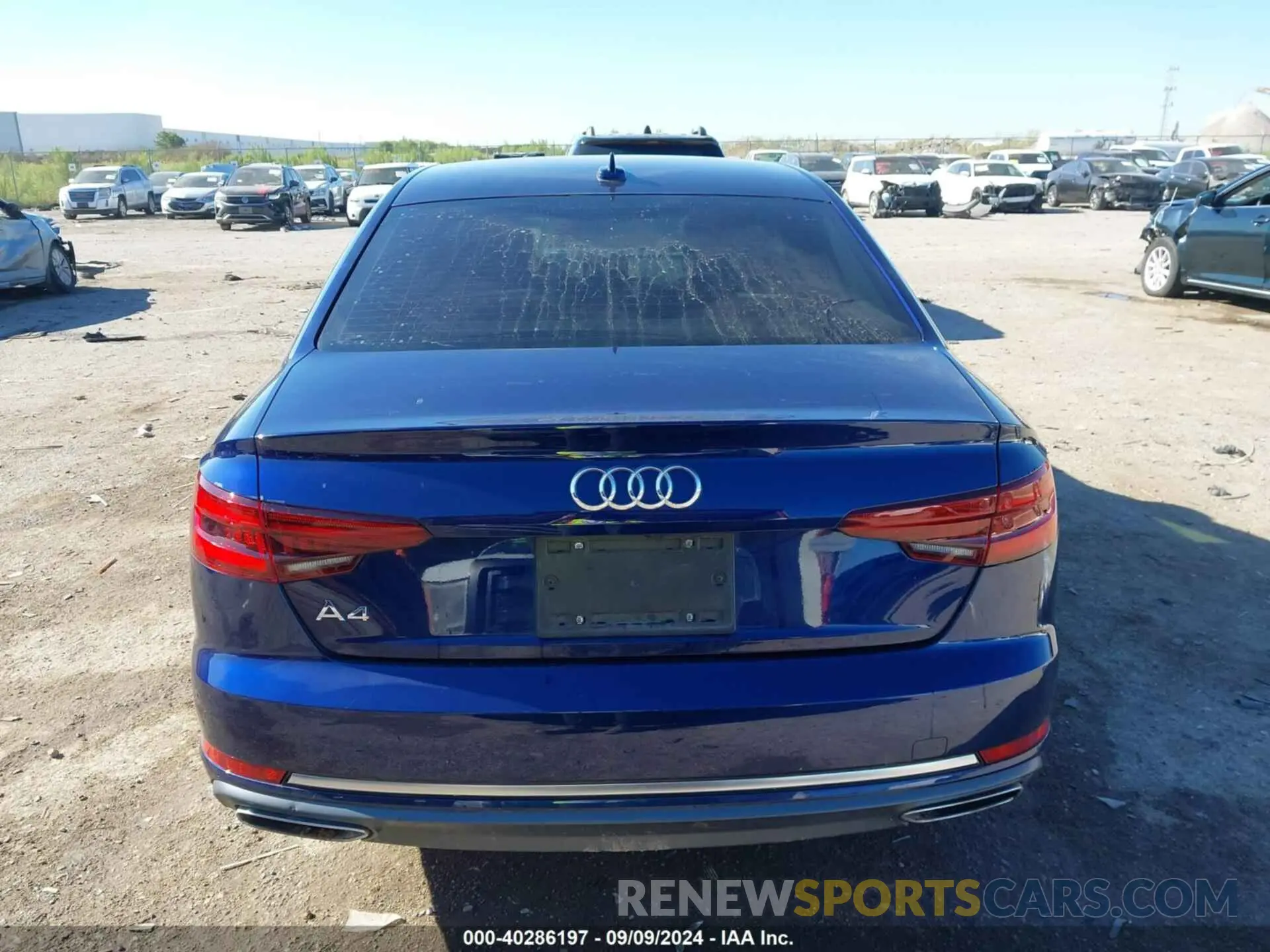 16 Photograph of a damaged car WAUGMAF47KA042162 AUDI A4 2019