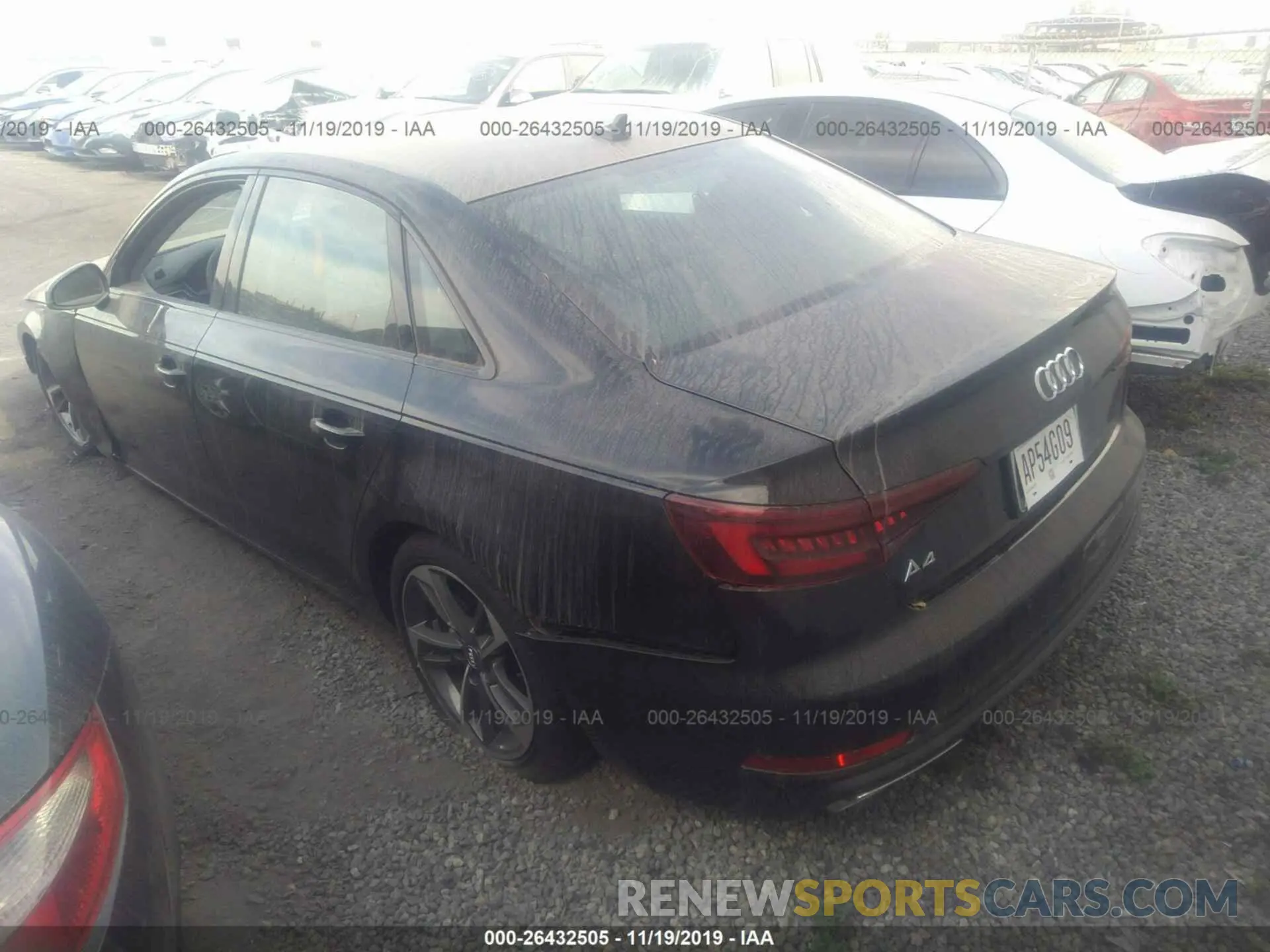 3 Photograph of a damaged car WAUGMAF48KN017649 AUDI A4 2019