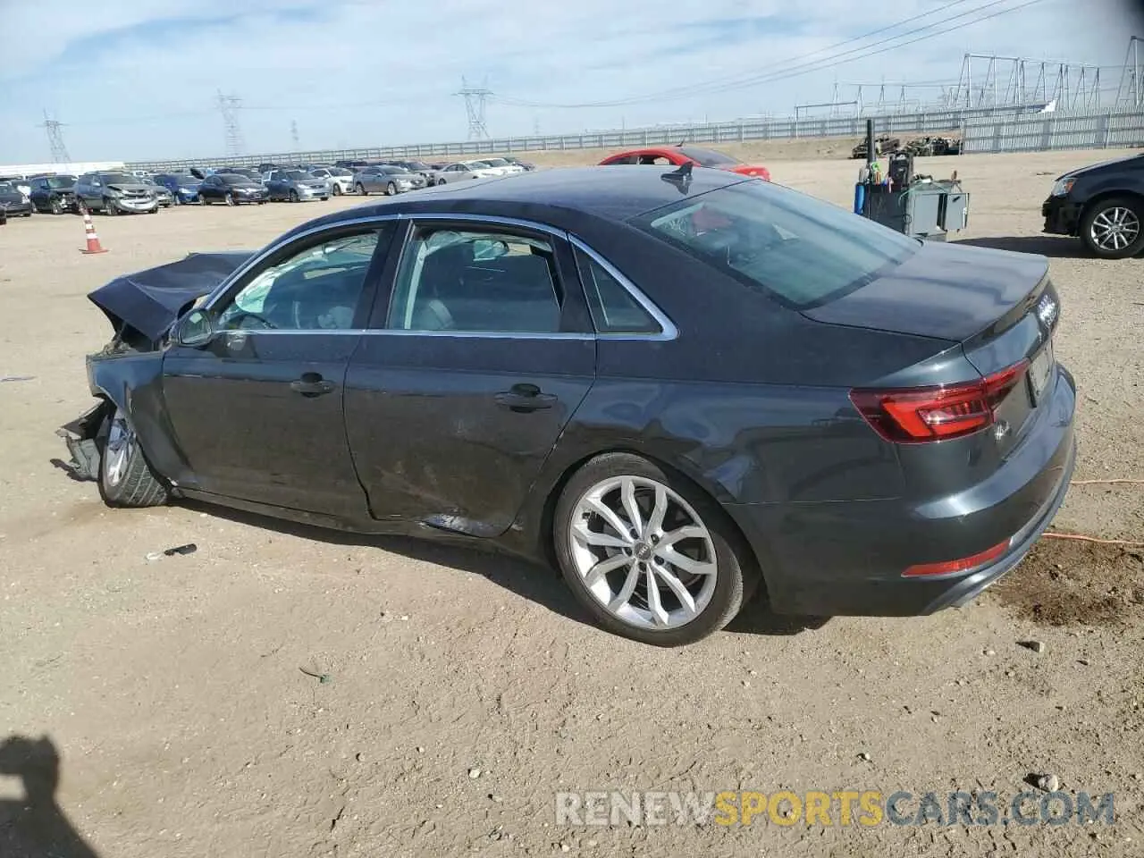 2 Фотография поврежденного автомобиля WAUGMAF49KA054264 AUDI A4 2019