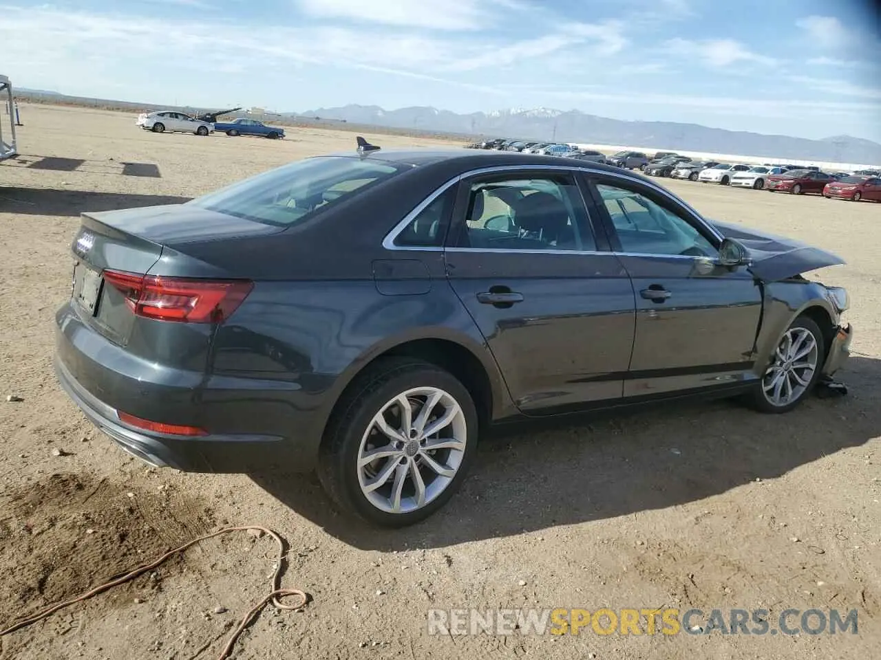 3 Фотография поврежденного автомобиля WAUGMAF49KA054264 AUDI A4 2019