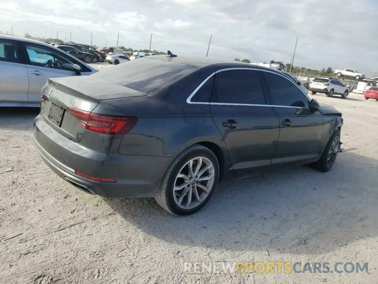 3 Фотография поврежденного автомобиля WAUGMAF4XKA038476 AUDI A4 2019