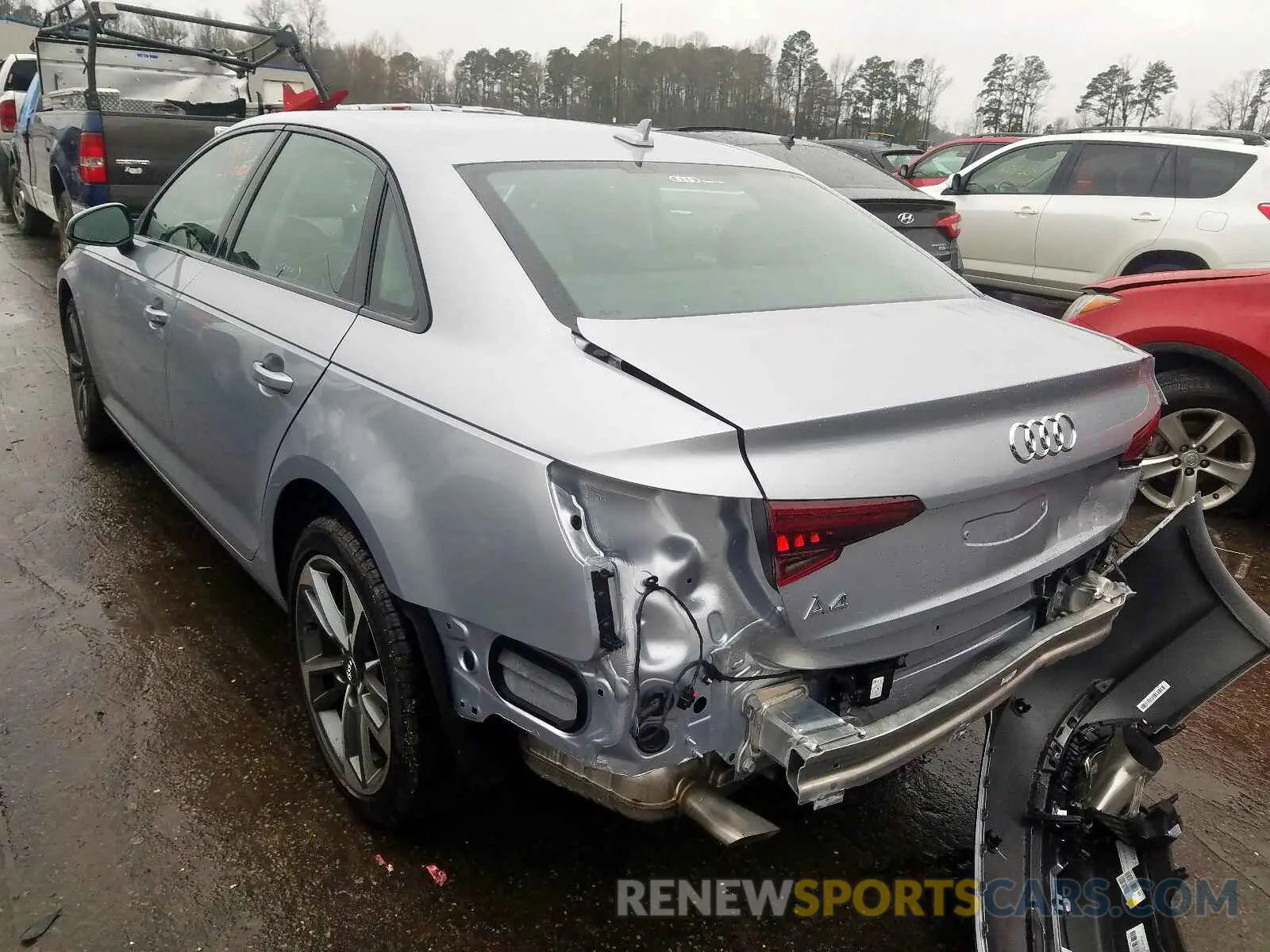 3 Photograph of a damaged car WAUGMAF4XKA120577 AUDI A4 2019