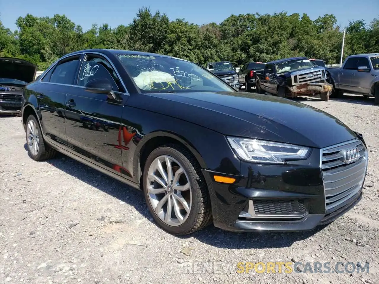 1 Фотография поврежденного автомобиля WAUHMAF40KN002065 AUDI A4 2019
