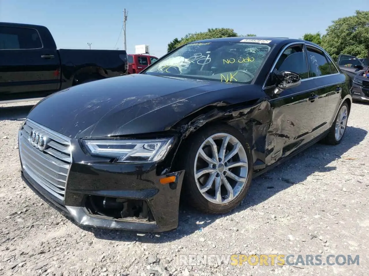 2 Фотография поврежденного автомобиля WAUHMAF40KN002065 AUDI A4 2019