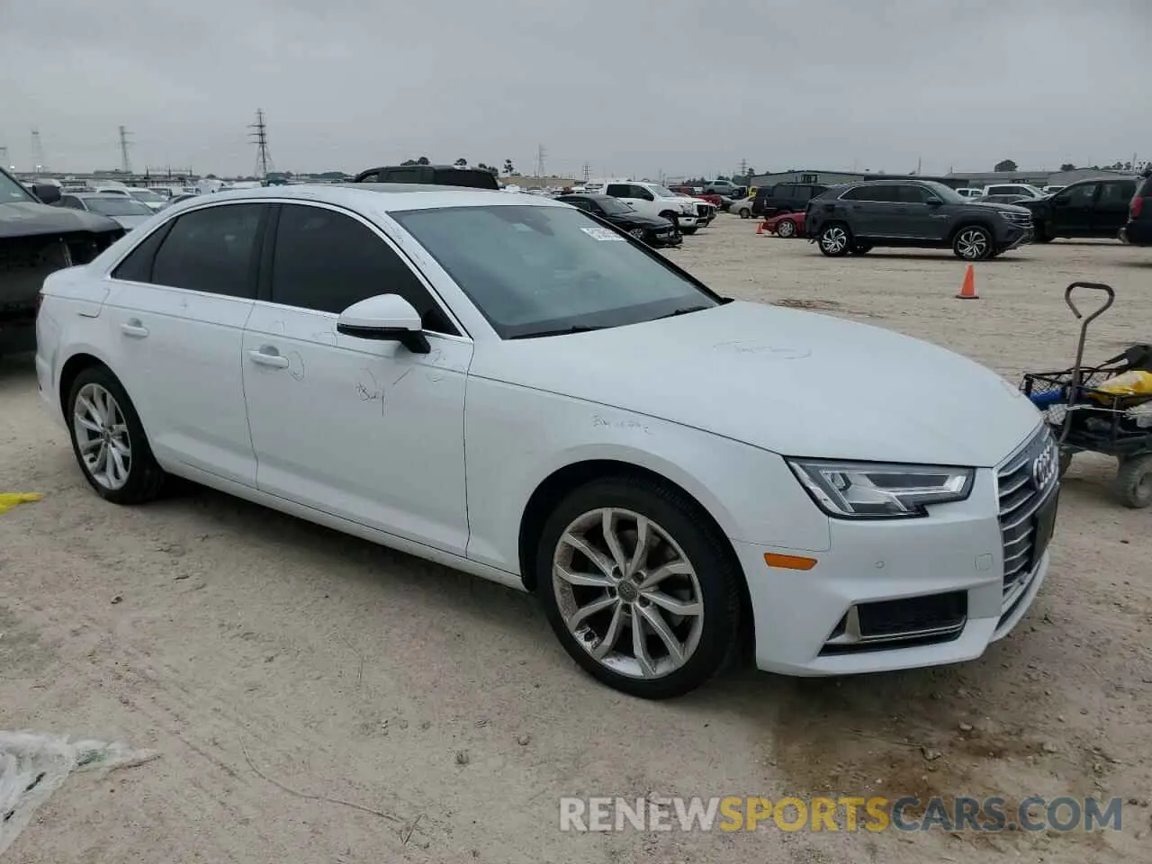 4 Photograph of a damaged car WAUHMAF40KN004298 AUDI A4 2019