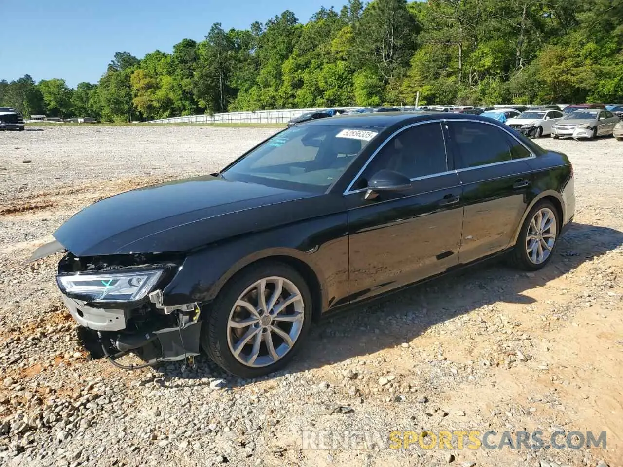 1 Photograph of a damaged car WAUHMAF41KN011471 AUDI A4 2019