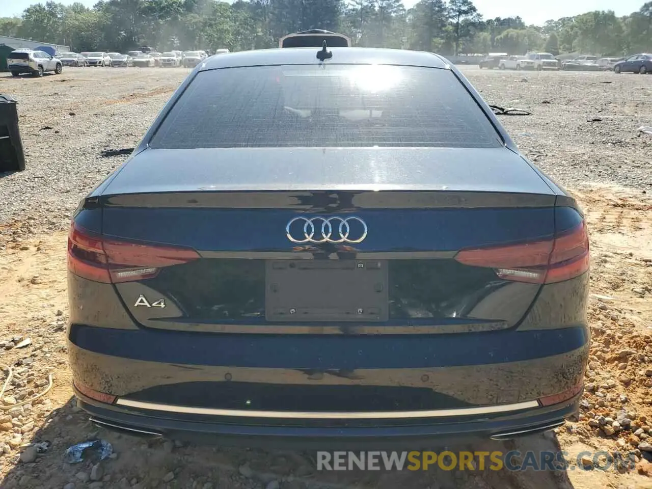 6 Photograph of a damaged car WAUHMAF41KN011471 AUDI A4 2019