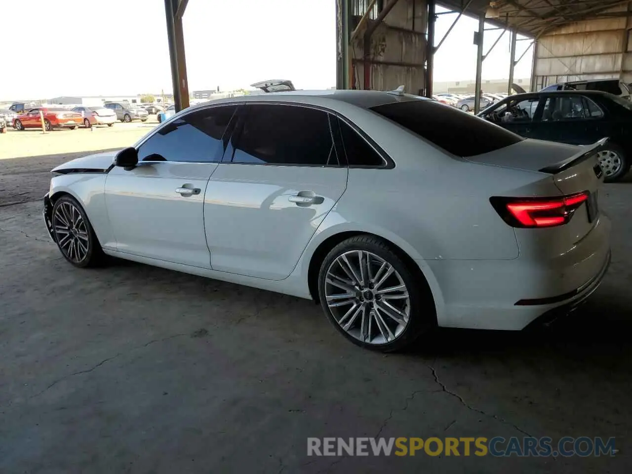2 Photograph of a damaged car WAUHMAF43KA107853 AUDI A4 2019