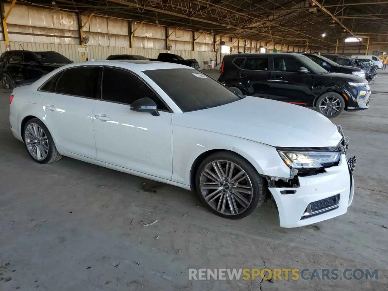 4 Photograph of a damaged car WAUHMAF43KA107853 AUDI A4 2019