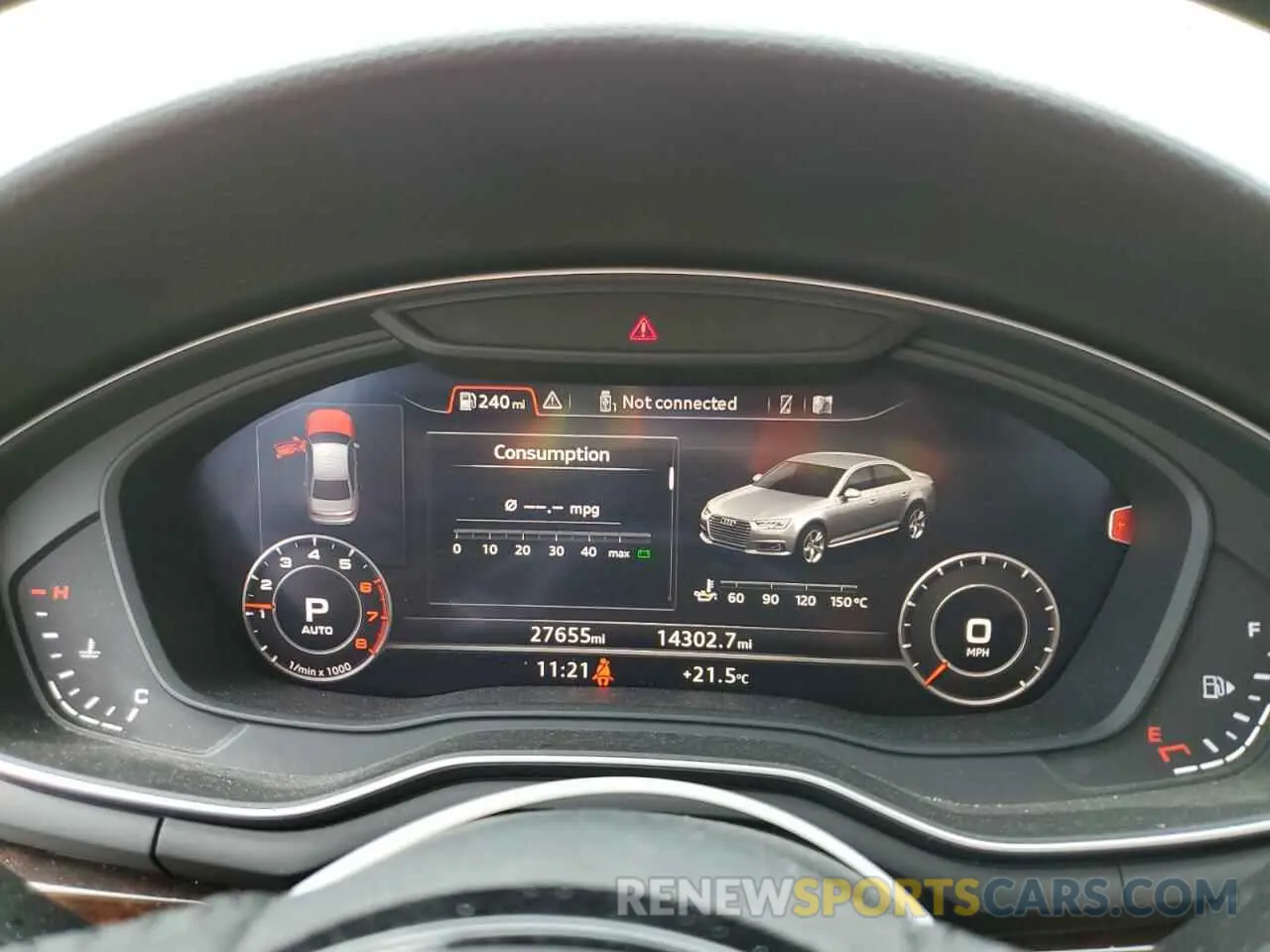 9 Photograph of a damaged car WAUHMAF4XKN002350 AUDI A4 2019