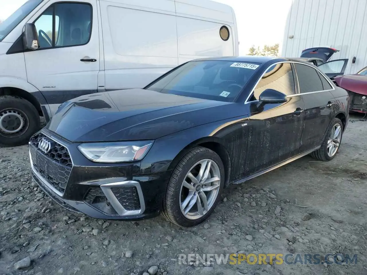 1 Photograph of a damaged car WAUDNAF40LN006047 AUDI A4 2020