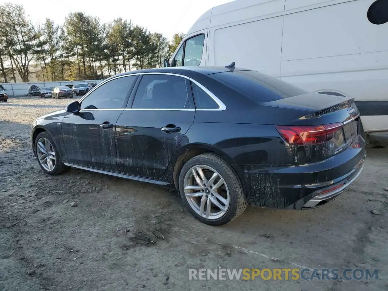 2 Photograph of a damaged car WAUDNAF40LN006047 AUDI A4 2020
