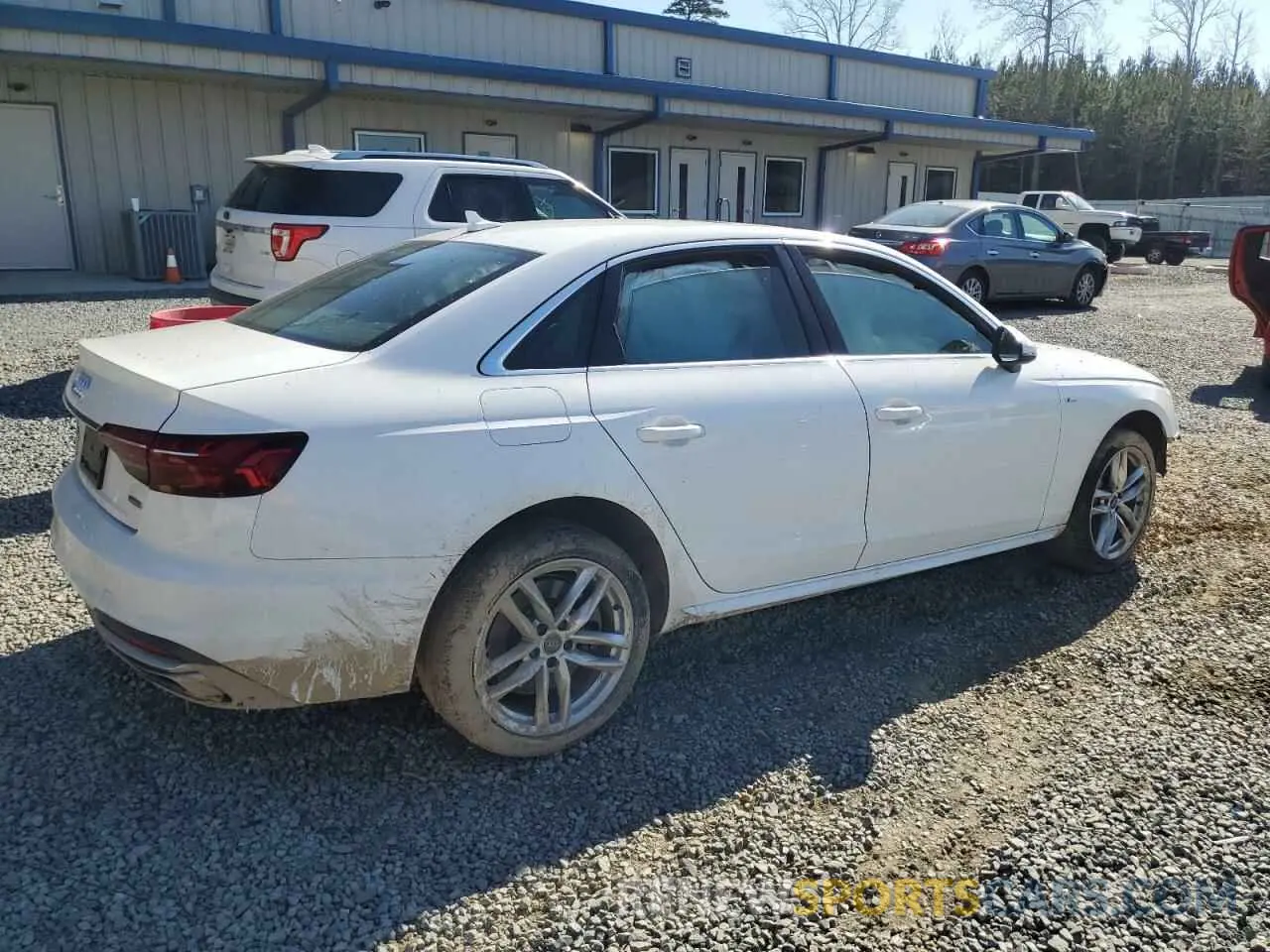 3 Фотография поврежденного автомобиля WAUDNAF41LN008082 AUDI A4 2020