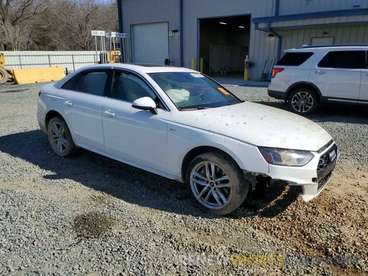 4 Фотография поврежденного автомобиля WAUDNAF41LN008082 AUDI A4 2020