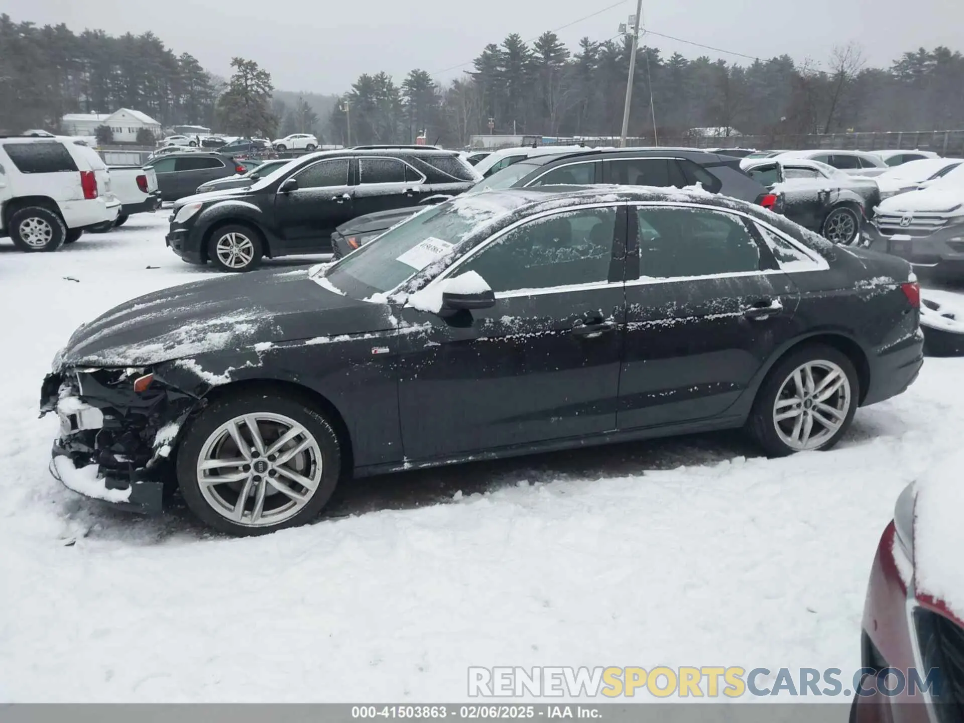 14 Фотография поврежденного автомобиля WAUDNAF42LA042880 AUDI A4 2020