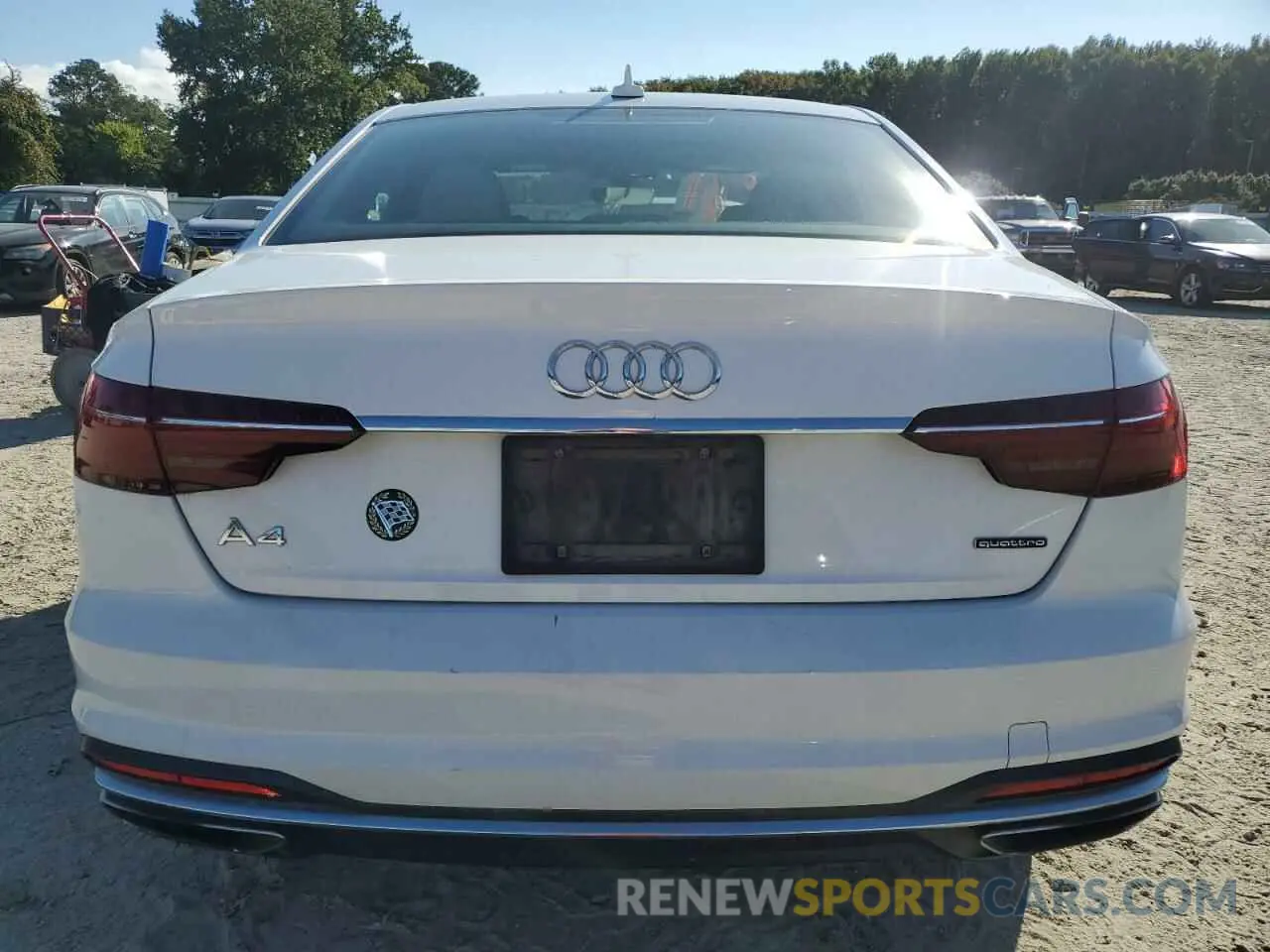 6 Photograph of a damaged car WAUDNAF43LN012084 AUDI A4 2020