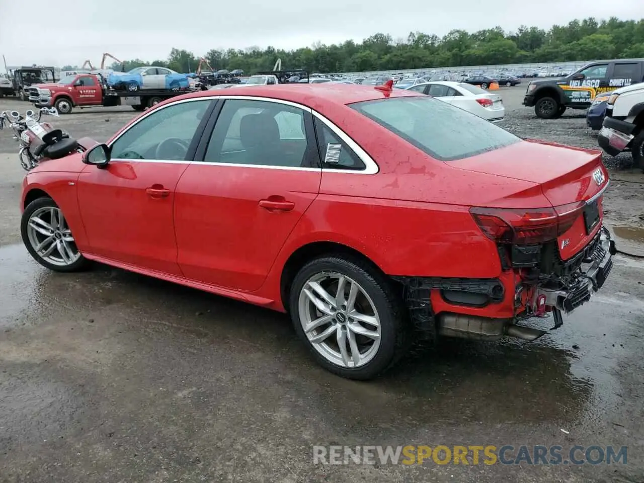 2 Фотография поврежденного автомобиля WAUDNAF44LN012952 AUDI A4 2020