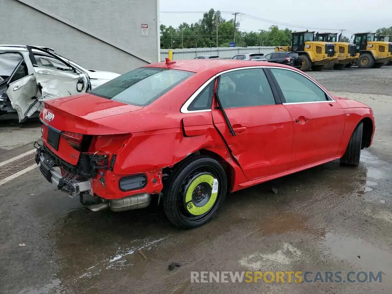 3 Фотография поврежденного автомобиля WAUDNAF44LN012952 AUDI A4 2020