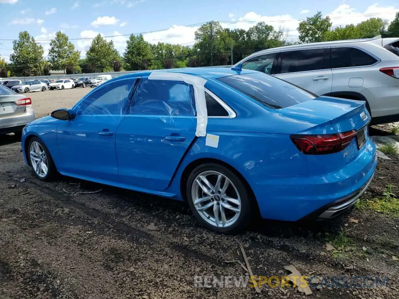 2 Photograph of a damaged car WAUDNAF49LN011313 AUDI A4 2020