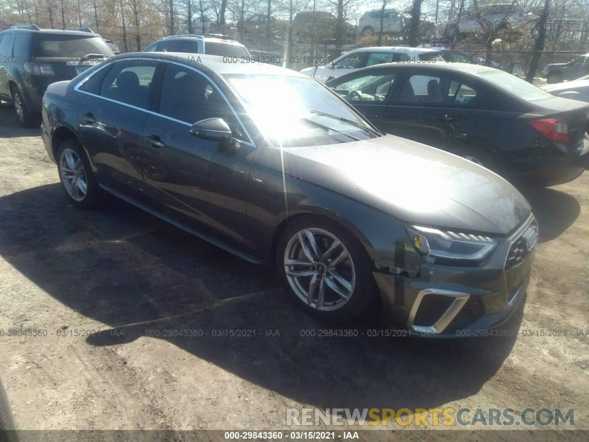 1 Photograph of a damaged car WAUENAF45LA055577 AUDI A4 2020