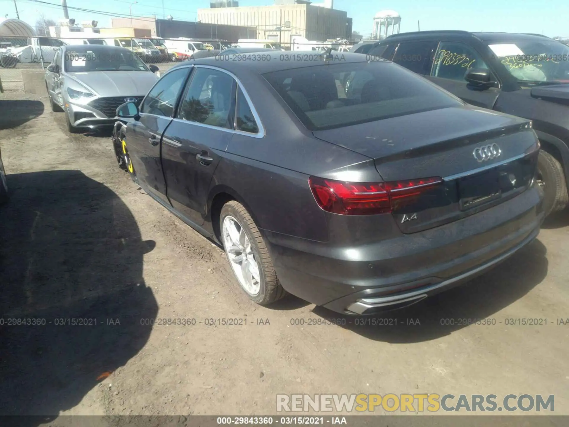 3 Photograph of a damaged car WAUENAF45LA055577 AUDI A4 2020