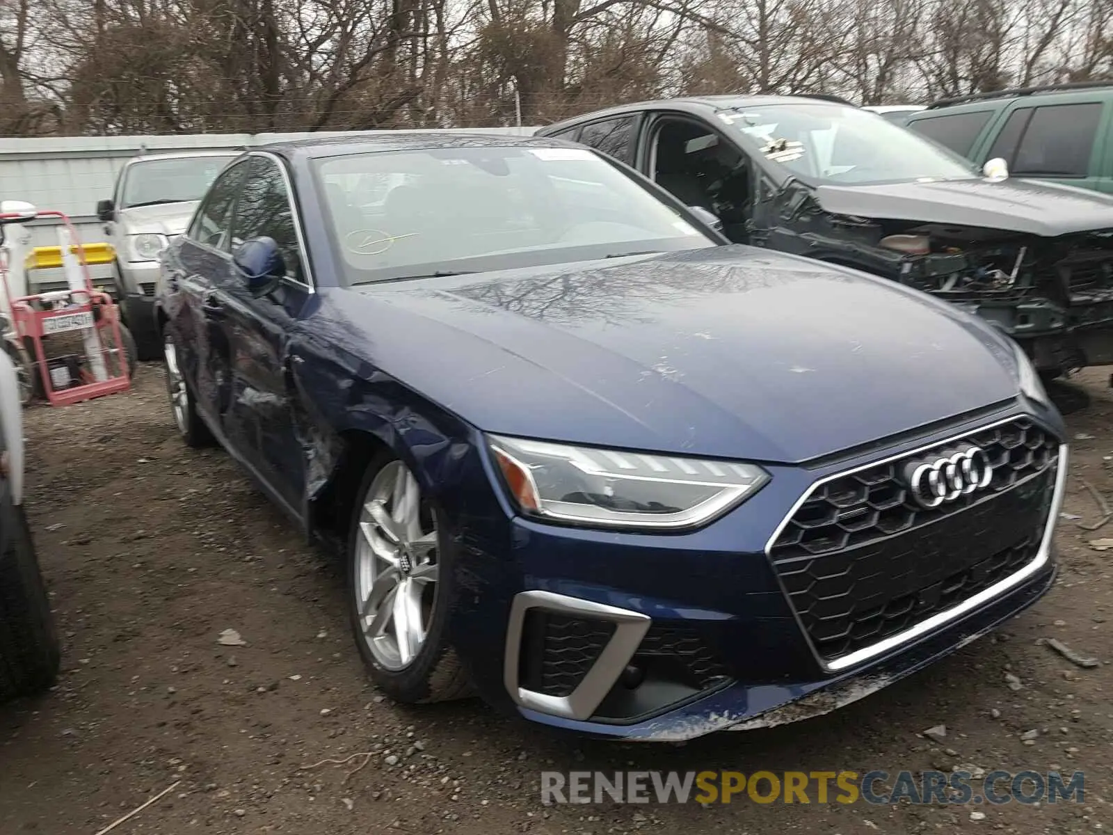 1 Photograph of a damaged car WAUENAF45LN005044 AUDI A4 2020