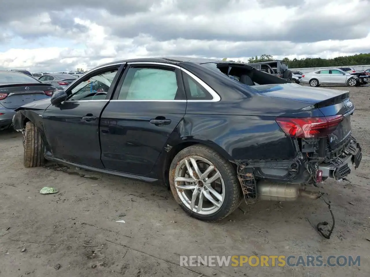 2 Photograph of a damaged car WAUENAF47LN008379 AUDI A4 2020