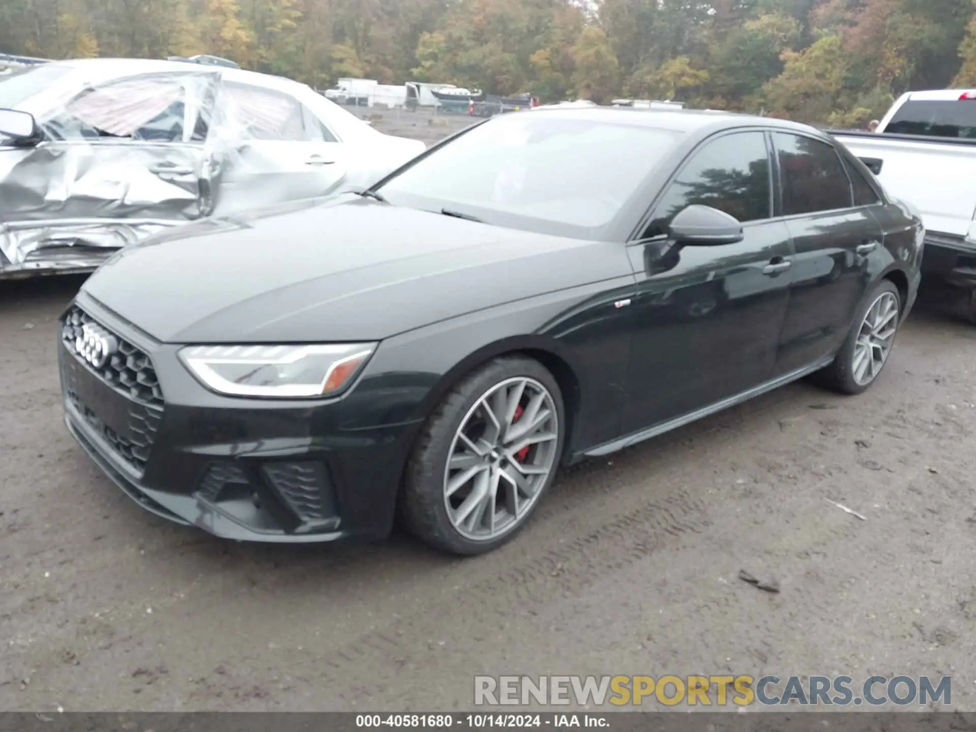 2 Photograph of a damaged car WAUENAF48LN006656 AUDI A4 2020