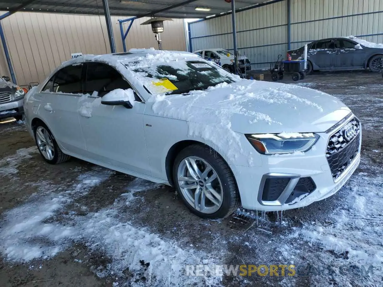 4 Фотография поврежденного автомобиля WAUENAF4XLN007923 AUDI A4 2020
